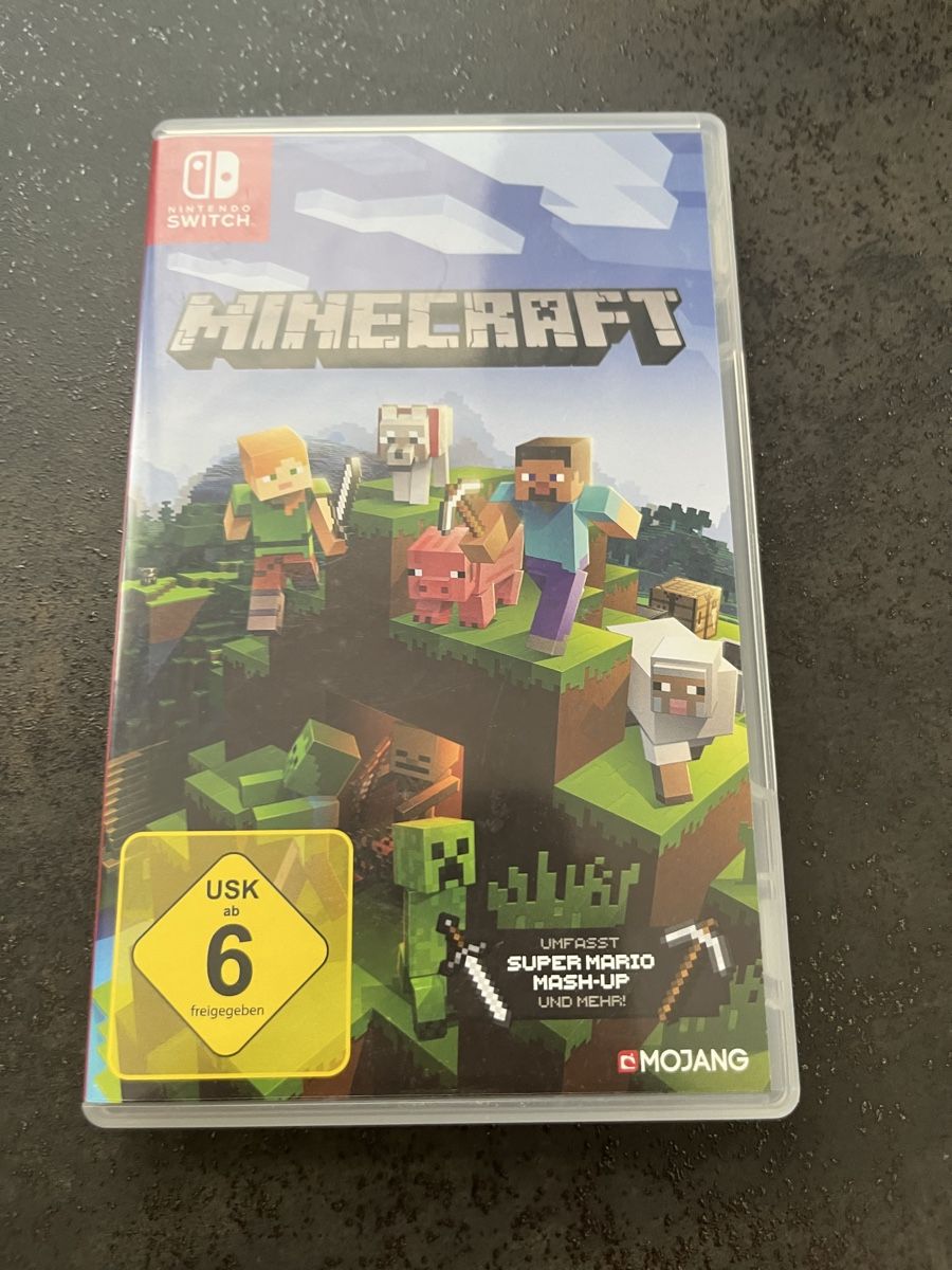 Nintendo Giochi: Nintendo Switch Minecraft Spiel mit Hülle – Usato da Lohn-Ammannsegg venduto da Moon777
