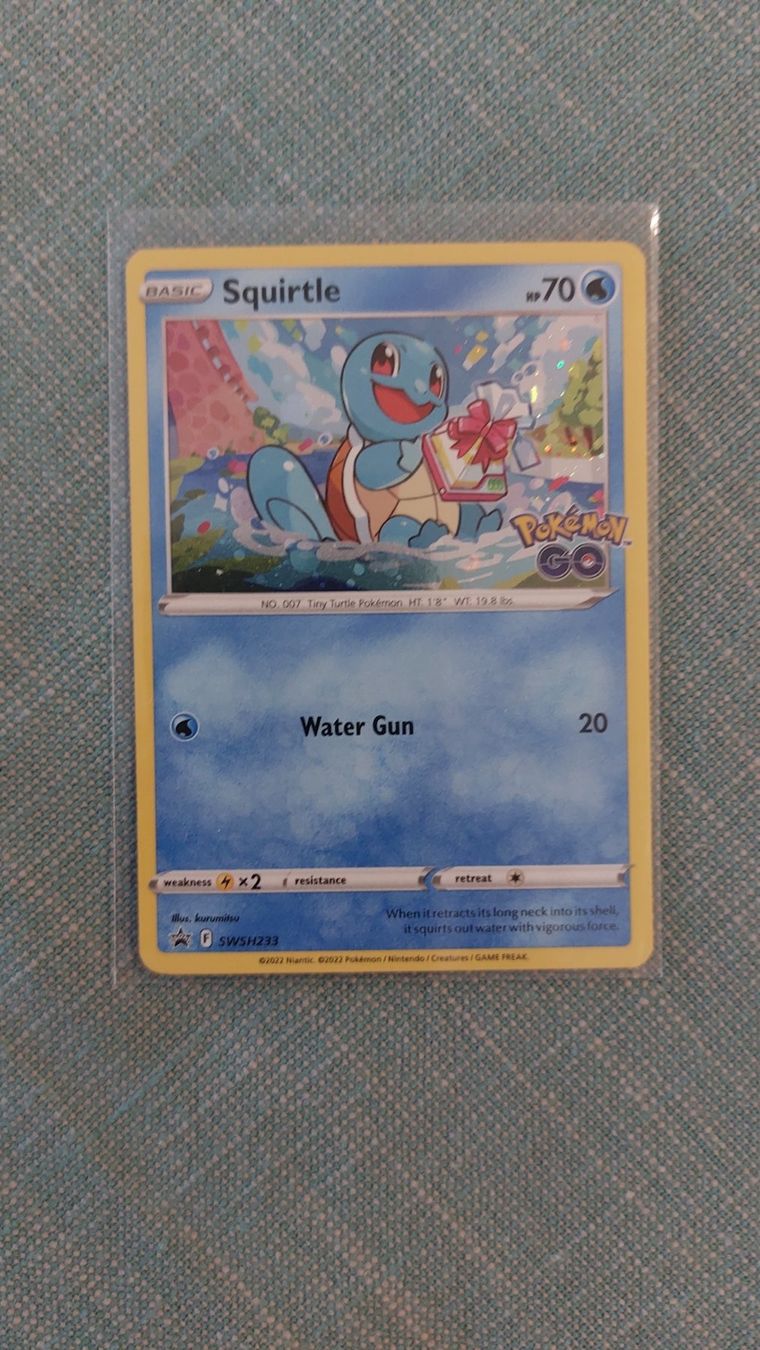 Pokémon Carte collezionabili: Squirtle promo swsh233 – Nuovo (secondo la descrizione) da Bellinzona venduto da Pagur