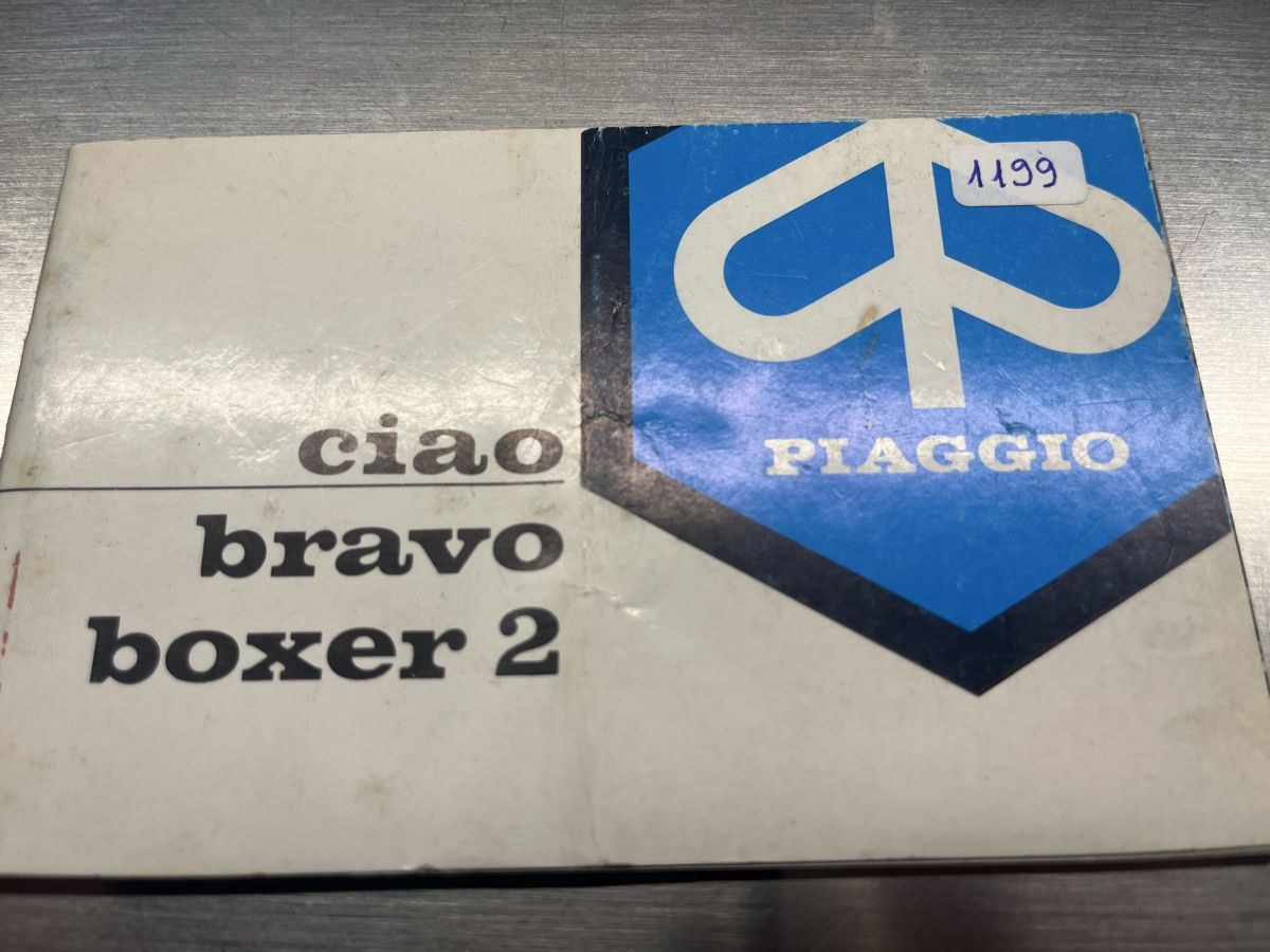 Piaggio Parti ricambio per ciclomotori: Ciao Boxer Bravo Anleitung – Usato da Thun venduto da Cpia