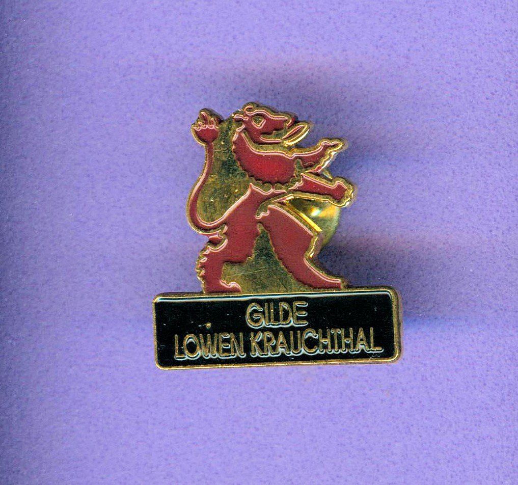 Placchette & Badge: Gilde LÖWEN  Krauchthal – Usato da Winterthur venduto da Sammleroase