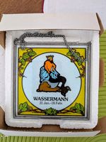 Glas Fensterdeko Wassermann