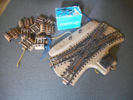 Märklin grosse Kreuzungsweiche mit durchgehendem Mittelleite
