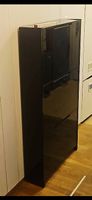Schuhschrank aus schwarzem Glas