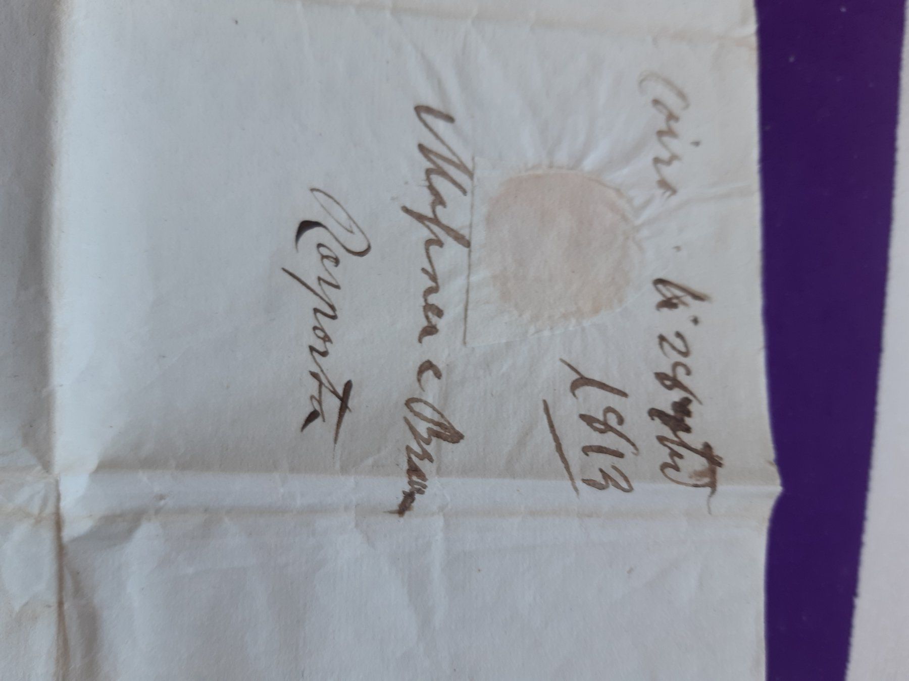 Tutti i francobolli: Vorphilabrief, Stabstempel CHUR, 1813 ! – Usato da Wangs venduto da weisstannen01 1