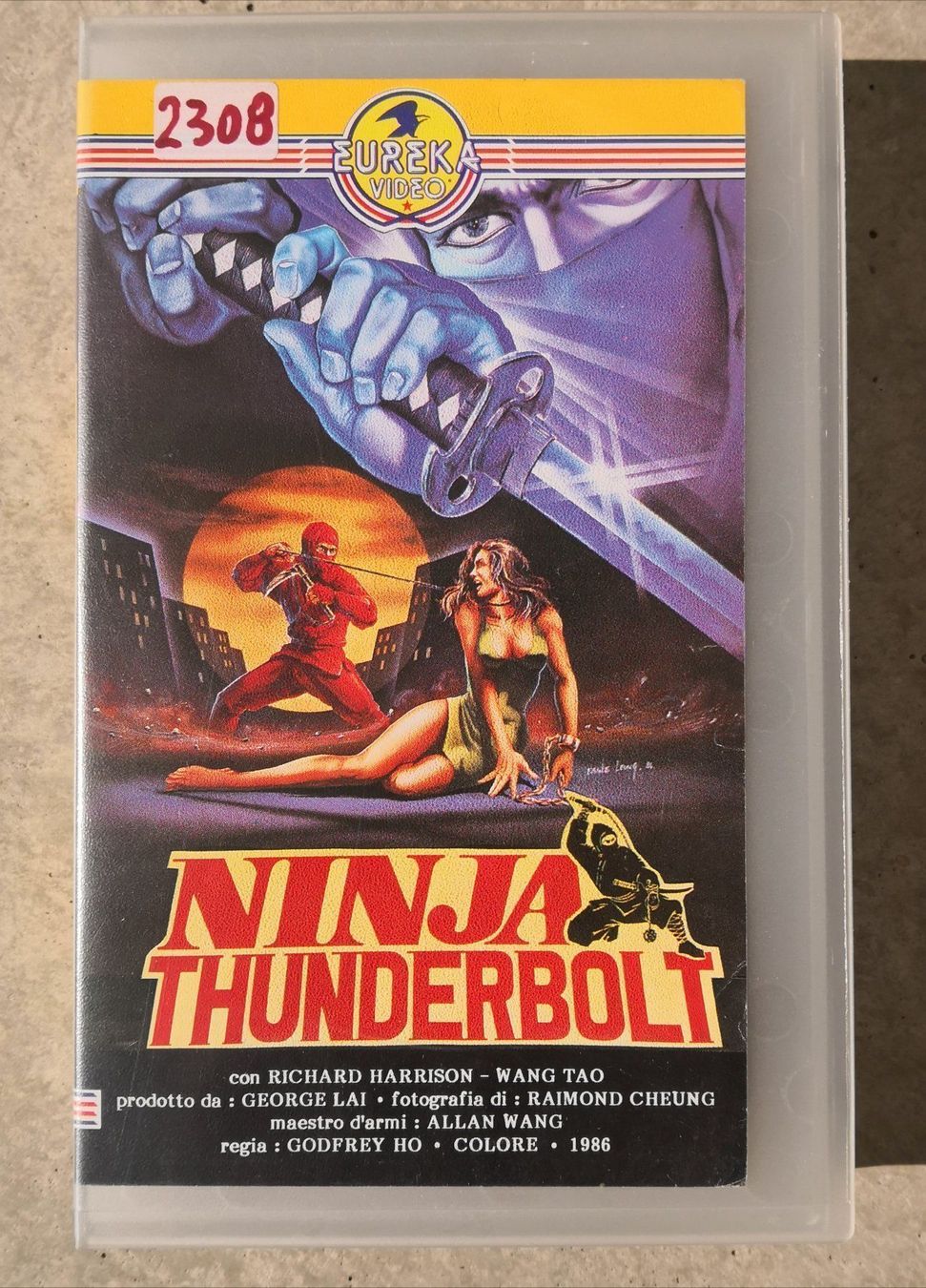 Alle VHS: VHS - Ninja Thunderbolt (HK 1984) Ital. Version - EUREKA – Gebraucht aus Ueberstorf von Movieman83