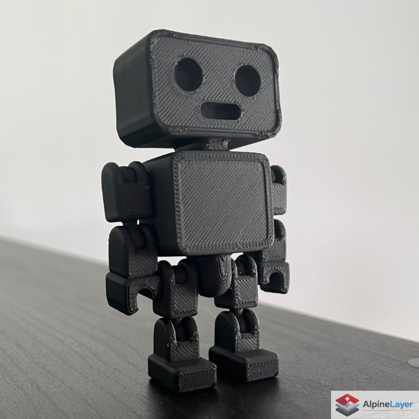Giocattoli: Articulated Robot 3D Printed Figure Dark Grey – Nuovo (secondo la descrizione) da Losone venduto da AlpineLayer 2