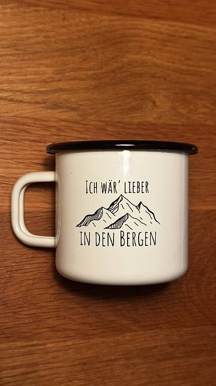 Tazze: Bergmensch Emaille Tasse – Nuovo (secondo la descrizione) da Bern venduto da HUNT08 1