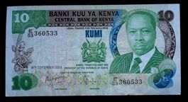 Ten Kumi - Central Bank of Kenya 14.09.1986 - E53 360533