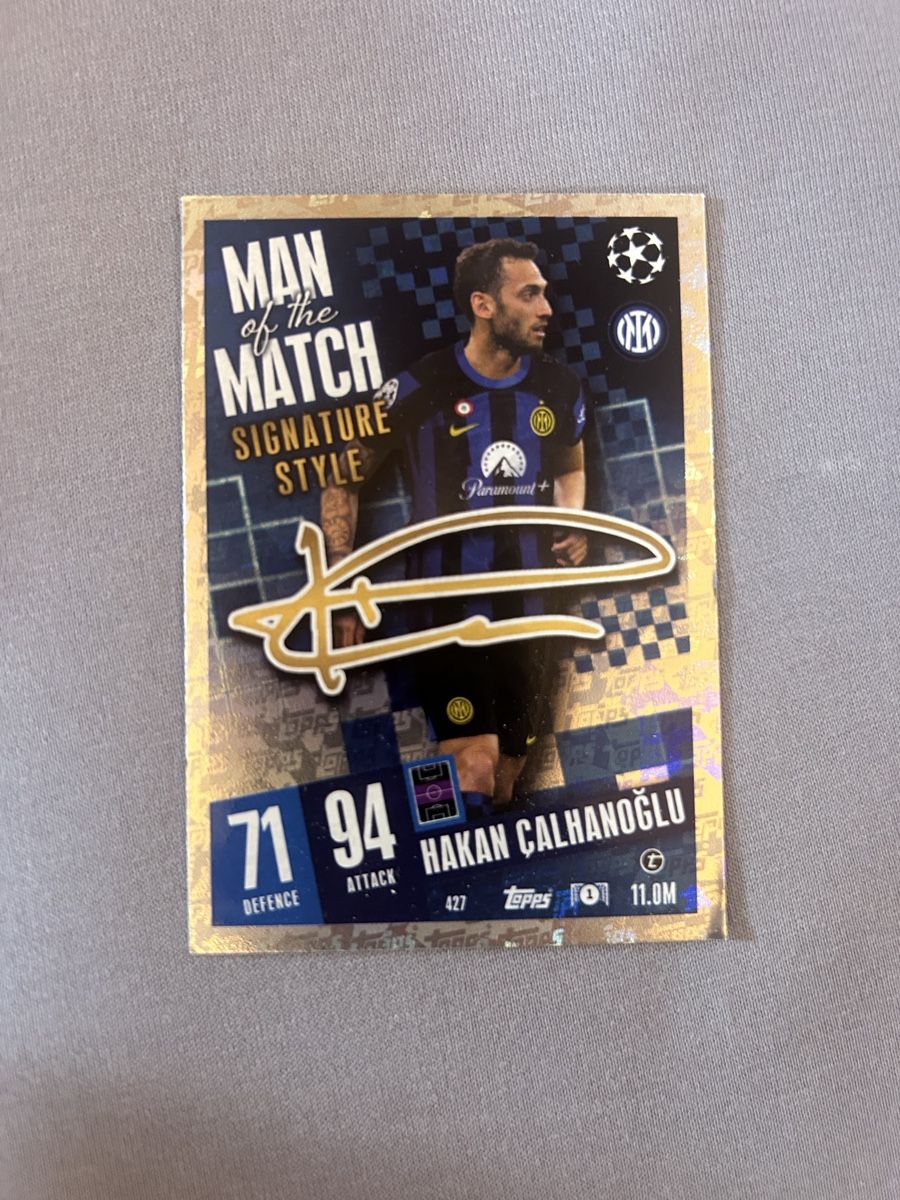 Topps Carte collezionabili: Topps Hakan Calhanoglu signiert – Nuovo (secondo la descrizione) da Pany venduto da Colin_Carl_32