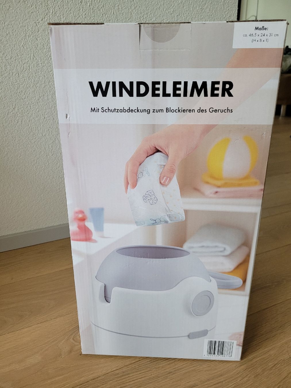 Cestini per rifiuti: Windeleimer mit Schutzdeckel gegen Geruch, neu – Nuovo (secondo la descrizione) da Winterthur venduto da Netta777 1