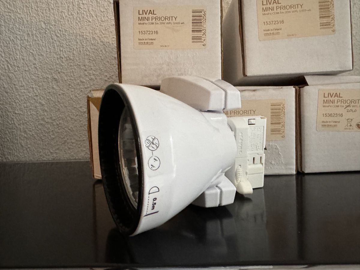 Lampade: 5 Stück Lival Mini Priority Schienenstrahler – Nuovo e nell'imballaggio originale da Wilderswil venduto da Renaissance1 4