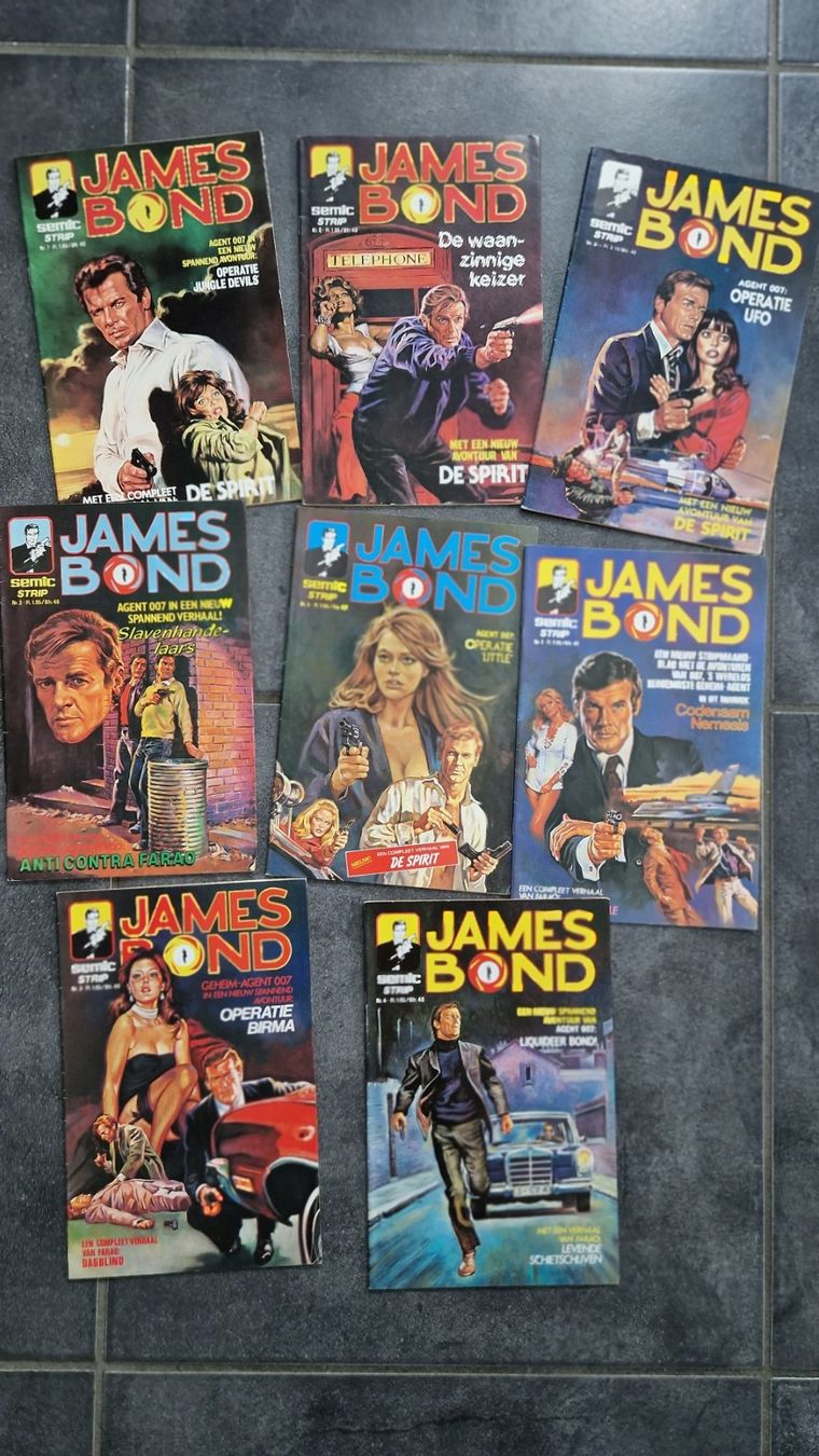 Comics: James Bond Comics, 8 St. aus Holland – Gebraucht aus Salmsach von aacs65