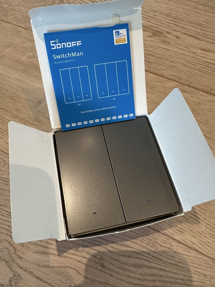 Sonoff Interruttori: SONOFF Smart Wandschalter,Smart Wlan Lichtschalter,M5-2C-86 – Nuovo e nell'imballaggio originale da Oetwil an der Limmat venduto da tommyb1982 2