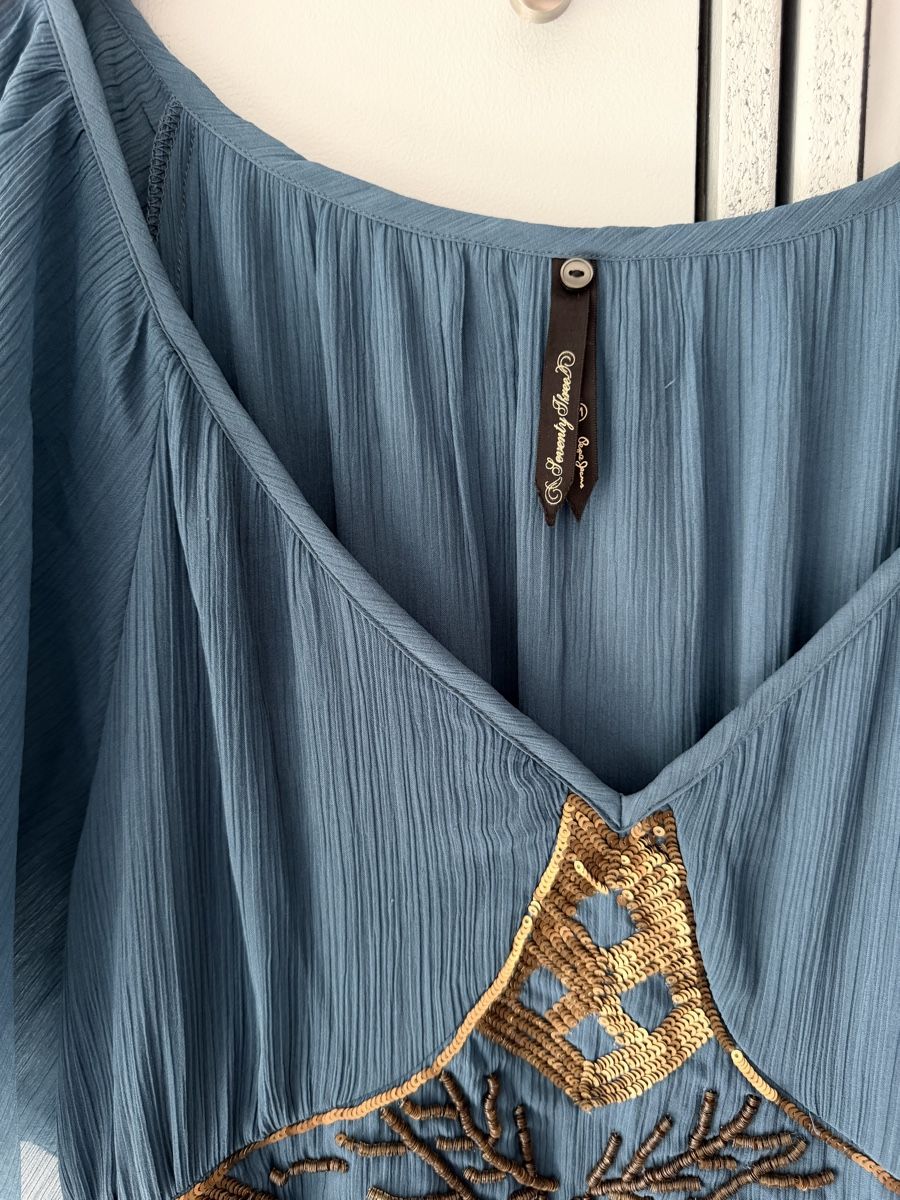 Pepe Jeans Tuniche: Tunika im Boho Stil mit Pailletten – Usato da Einsiedeln venduto da kalliopee 2