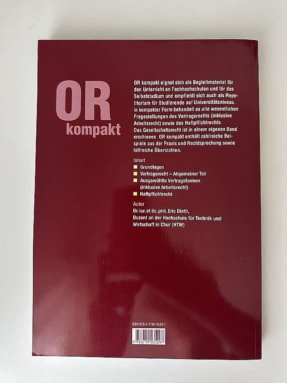 Bücher: OR kompakt - Eric Dieth – Gebraucht aus Adetswil von thormann1 1
