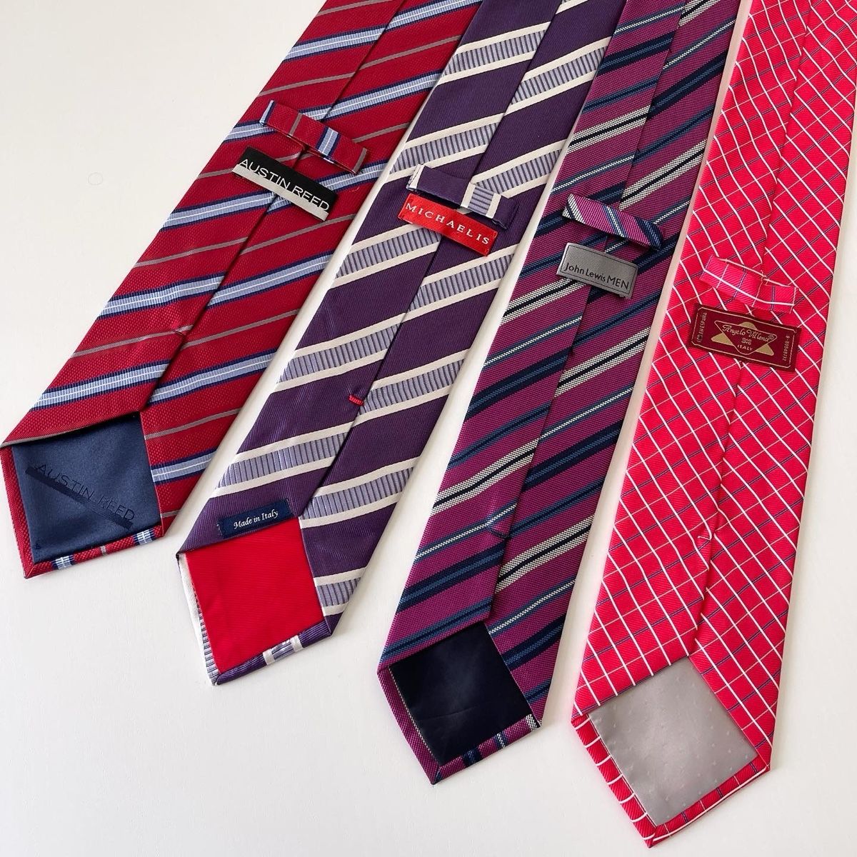 Krawatten: SET OF 4 SILK TIES – Neu (gemäss Beschreibung) aus Emmen von Avviivva_Com2023 2