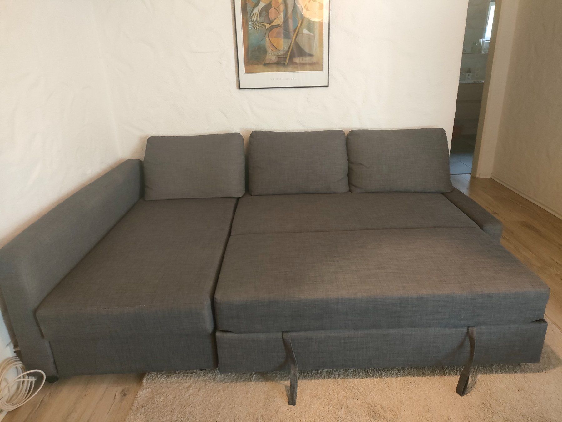 Divani: Ecksofa Schlaffunktion grau guter Zustand – Usato da Schaffhausen venduto da Gifamo