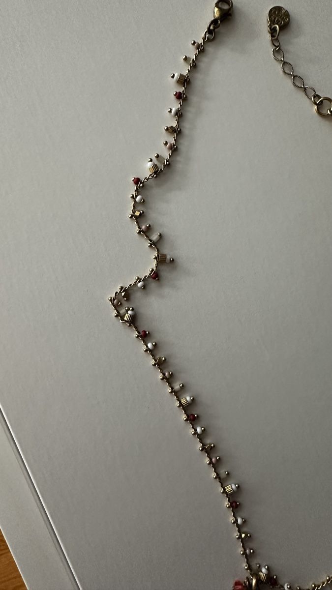 Catenine: Gas Bijoux delicate Beaded Necklace with Tassel – Usato da Luzern venduto da ida_hv2y 4