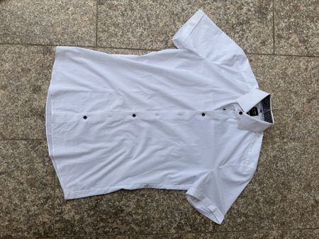 Herren Hemd kurzarm OLYMP Body Fit Weiss Grösse 40