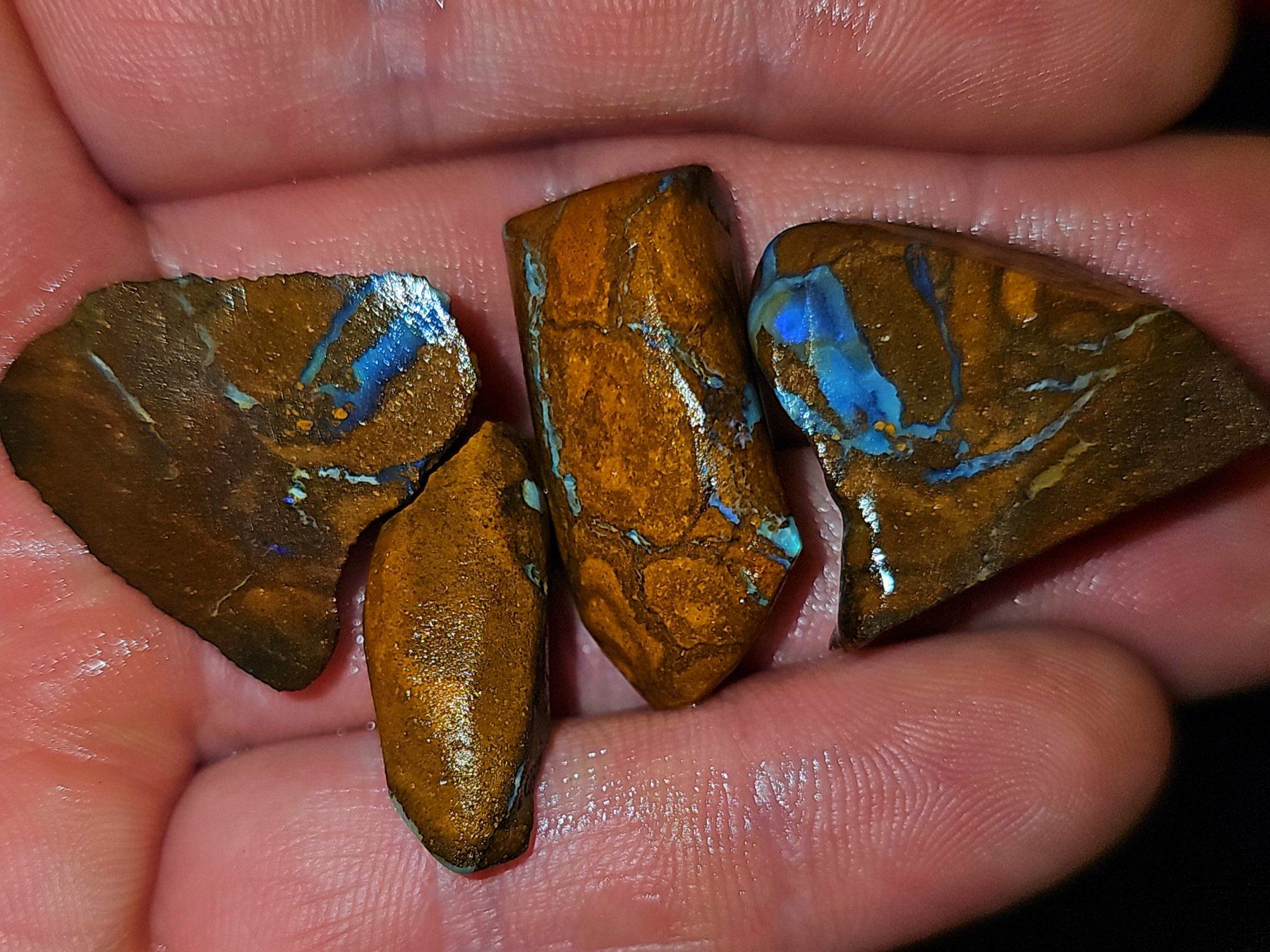 Pietre preziose: Australischer Boulder Opal Rohsteine – Usato da Uerkheim venduto da Winwinner 3
