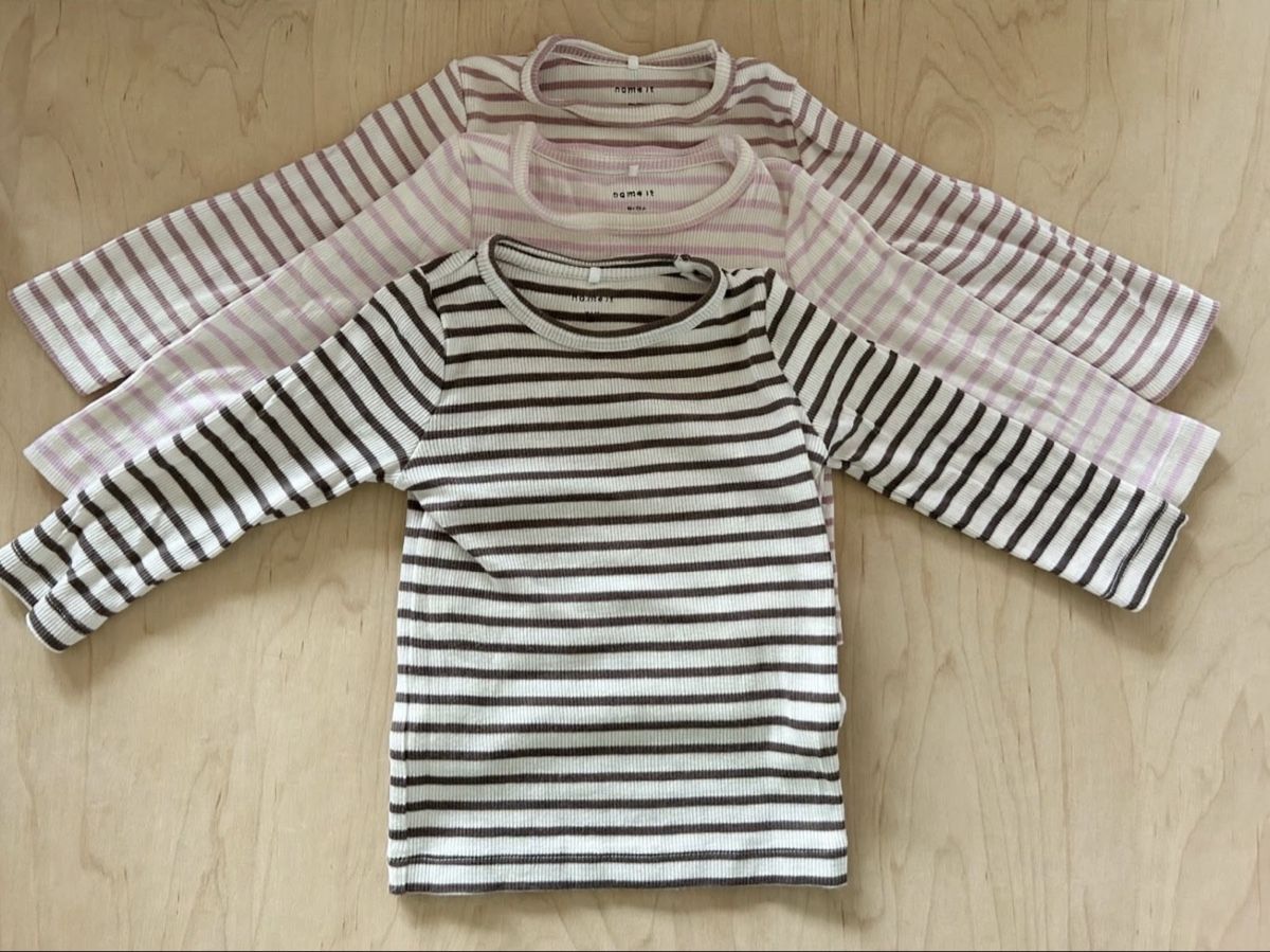 Next Lotti di vestiti: 3er Set Langarmshirt / Next / 80 / mit 38% Modal – Nuovo (secondo la descrizione) da Rüti ZH venduto da mio_jt8n