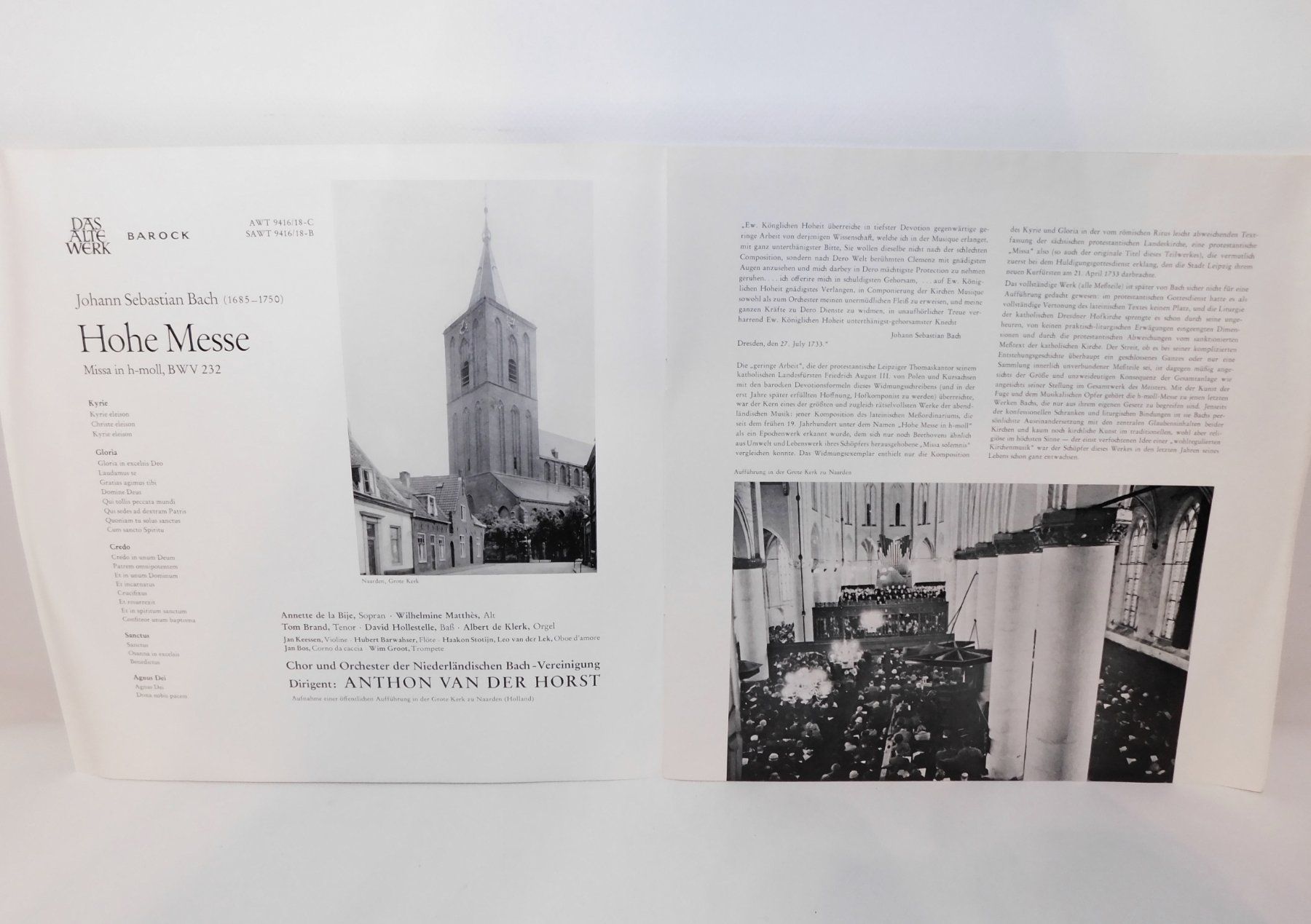 Dischi in vinile: Bach - Hohe Messe – Usato da Emmenbrücke venduto da Ulisse-22 2