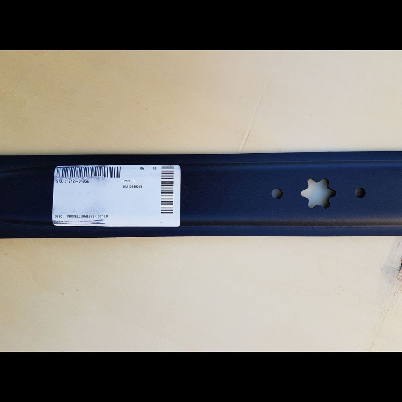 Tagliaerba: Messer 76cm/30" für Rasentraktor – Nuovo e nell'imballaggio originale da Frauenfeld venduto da Longo56 1