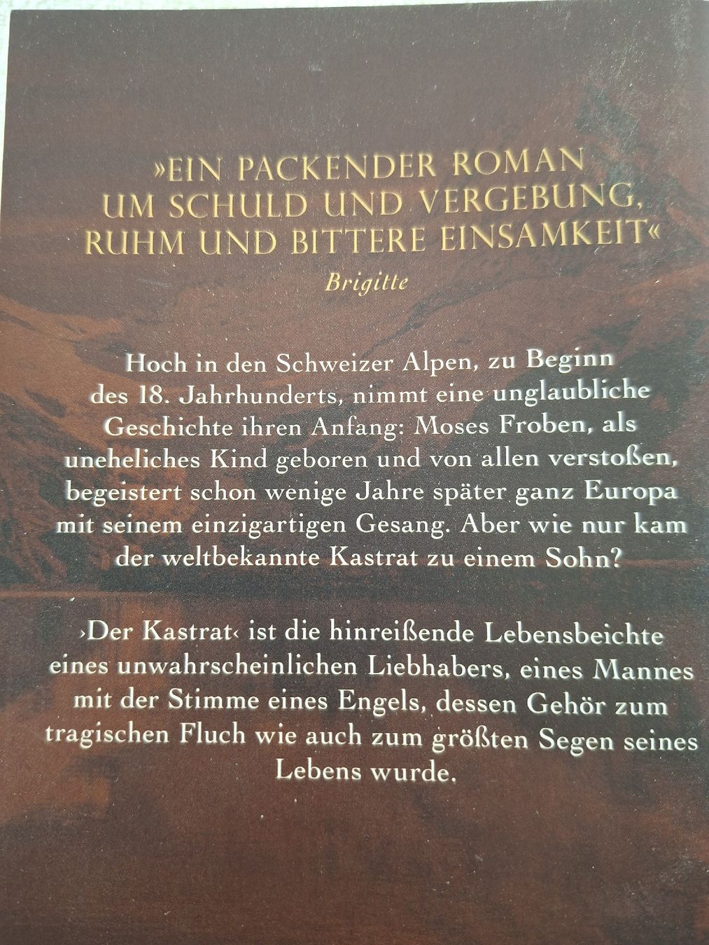 Libri: Richard Harvell, Der Kastrat,Taschenbuch  – Usato da Grindelwald venduto da carro5 1