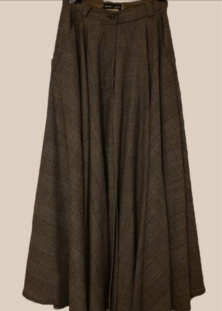 Armani Vintage Schicker Wollrock, Gr.34, Karomuster, A-Linie