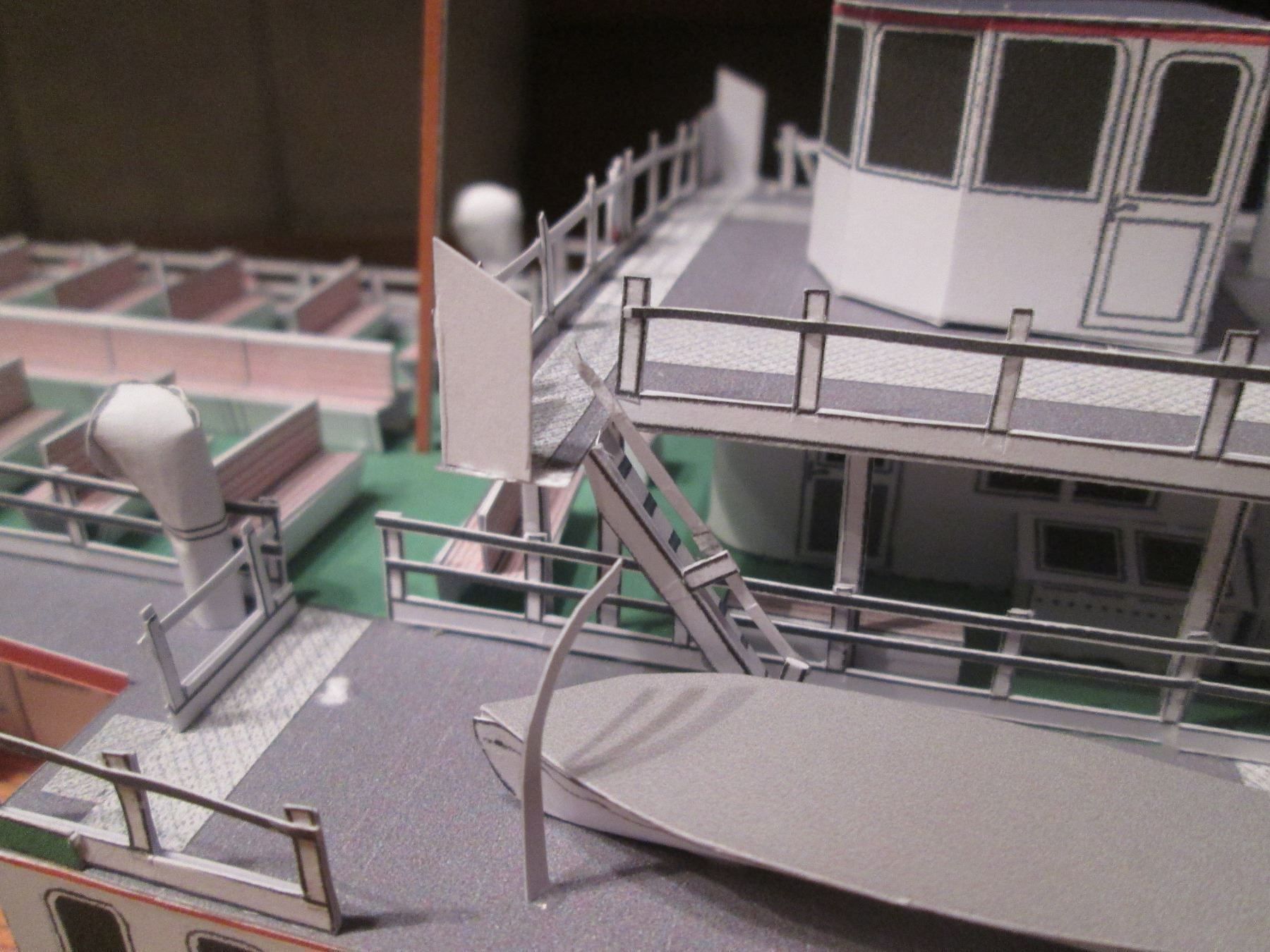 Kit di modellismo & Modellini statici: Dampfschiff Gallia Modellbogen 1:100 – Nuovo e nell'imballaggio originale da Sempach venduto da Pilatus20 8