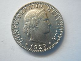 20 Rp. 1925 /  bei mehreren Steigerungen nur 1 x Porto