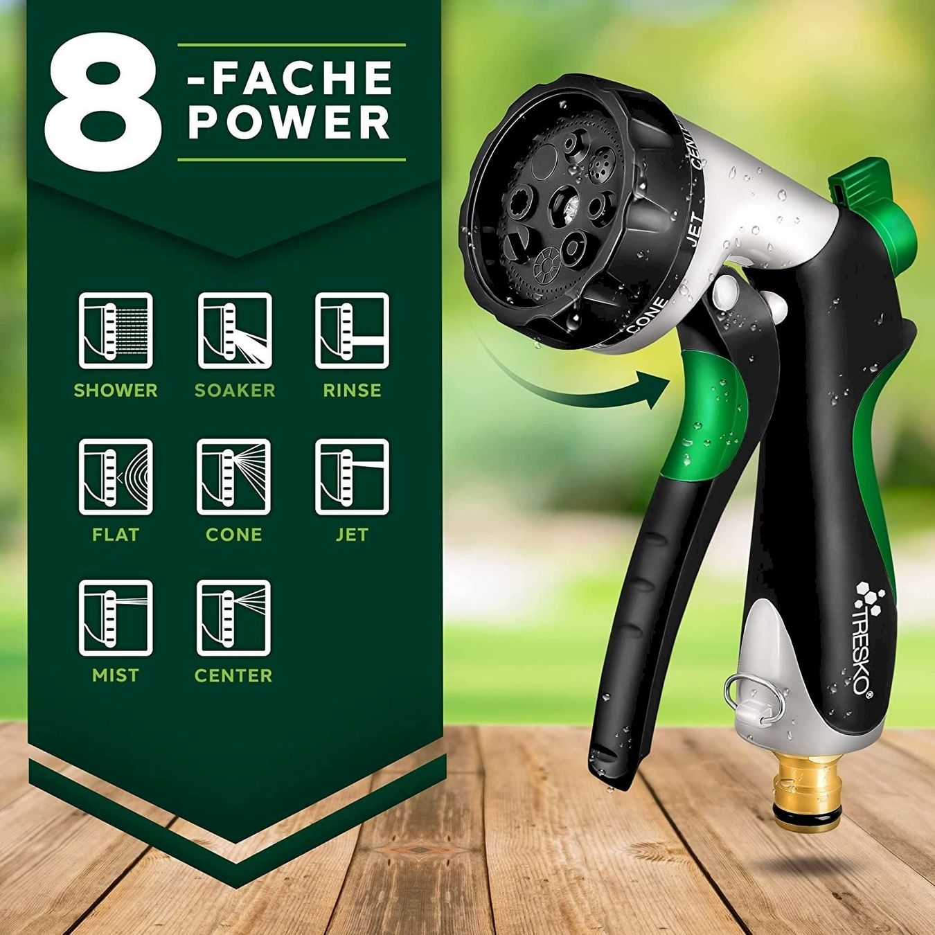 Tubi & Tubi flessibili: TRESKO Gartenschlauch Schwarz 30m – Nuovo e nell'imballaggio originale da Bottighofen venduto da zaap 1