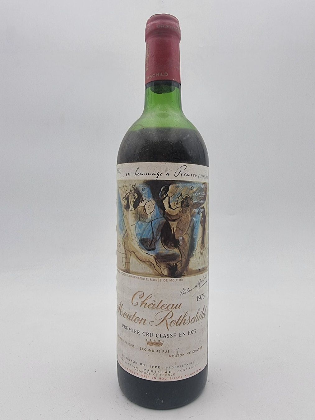 Mouton Rothschild Vino: 1973 Château Mouton Rothschild MC – Nuovo (secondo la descrizione) da Dübendorf venduto da Gastrovin