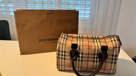 Burberry Vintage Handtasche – Nova Check / Haymarket – Made