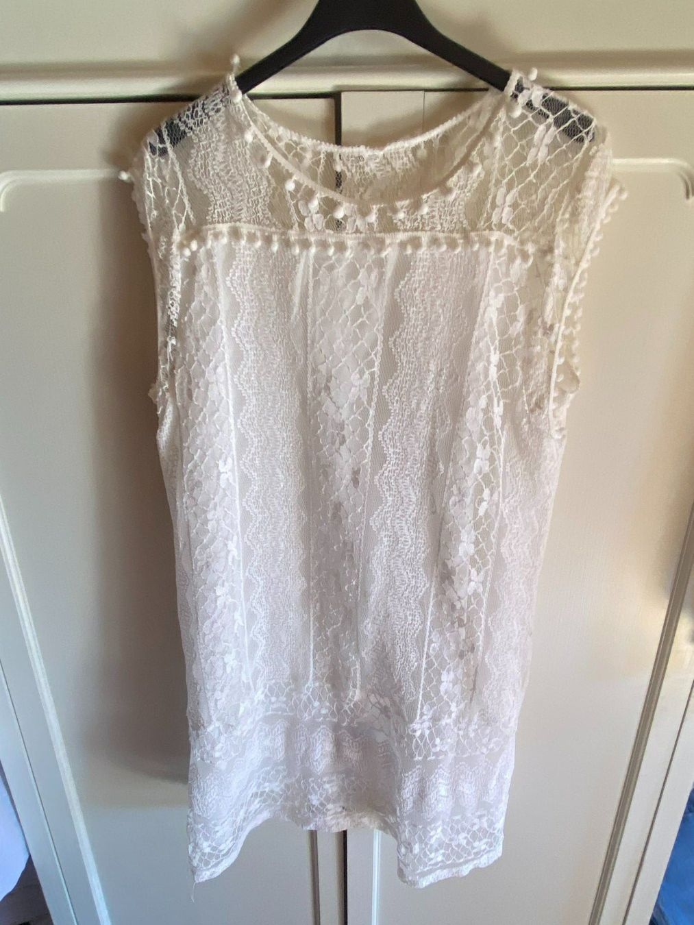 Vestiti: DAMEN SPITZENKLEID VINTAGE WEISS – Usato da Meienried venduto da ManuelaBoutique 1