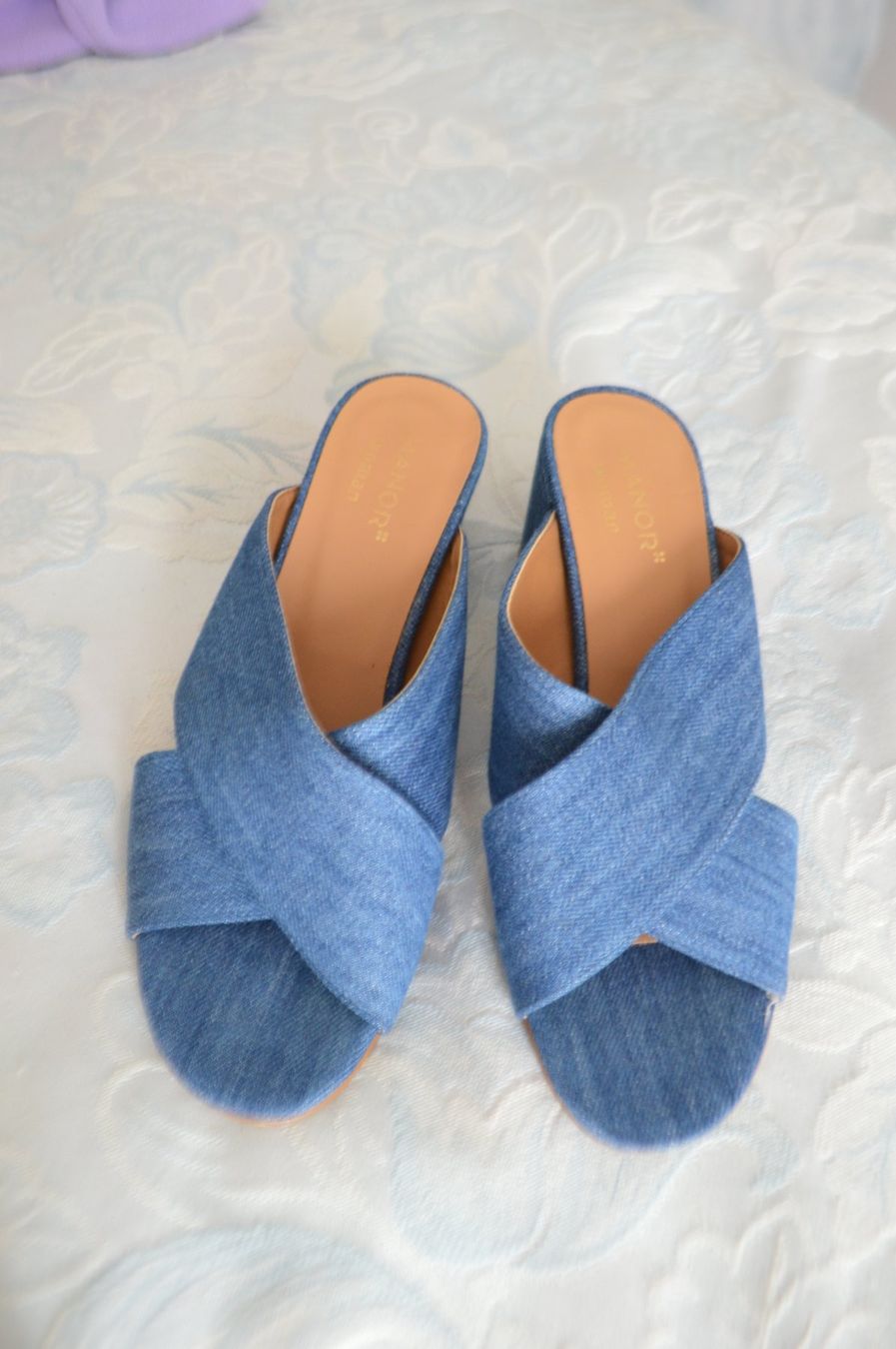Damenschuhe: Bellissimo sandalo in pelle e jeans – Neu (gemäss Beschreibung) aus Brione s. Minusio von clk_8kjj 1
