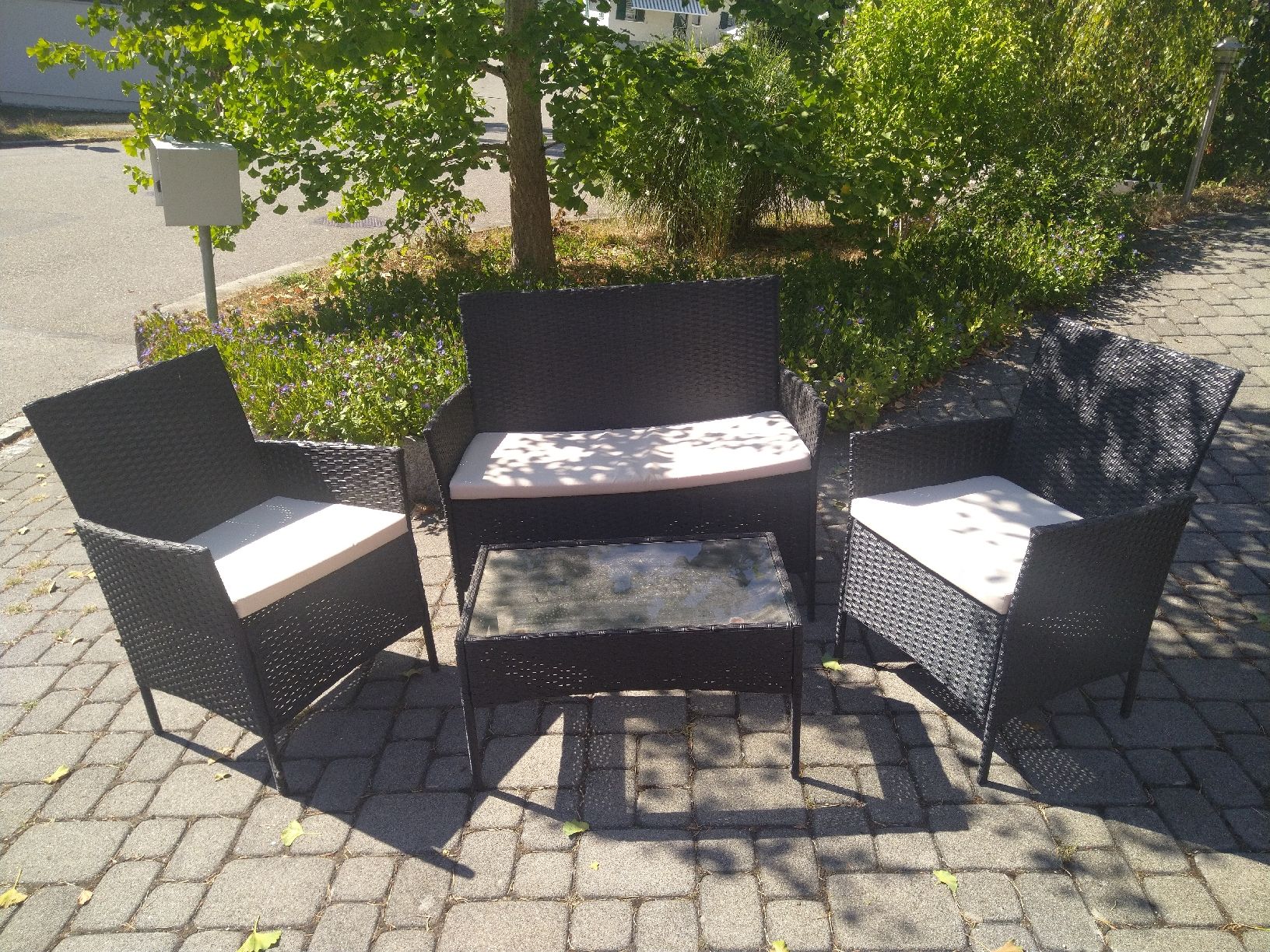 Sessel: Garten-Lounge, Garten-Stüle Rattanpolyester – Gebraucht aus Breitenbach von mse_52th 2