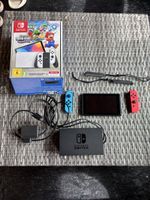 Nintendo Switch OLED Konsole mit Mario Bros Wonder Set