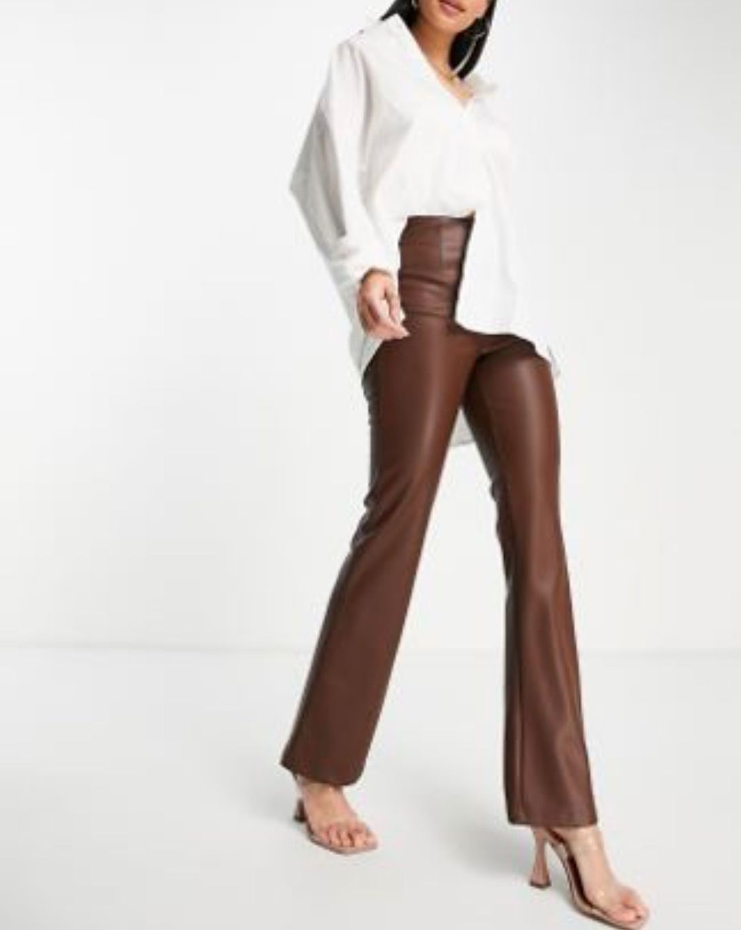Asos Pantaloni: Kunstleder Hose braun – Nuovo (secondo la descrizione) da Goldau venduto da mar_spt6