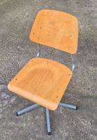 vintage Schul Stuhl höhenverstellbar