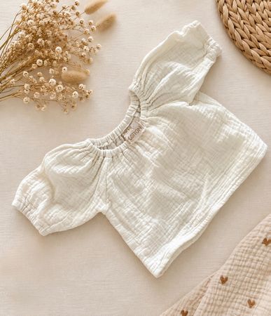 Baumwollgaze Bluse 3 Monate 62 cm