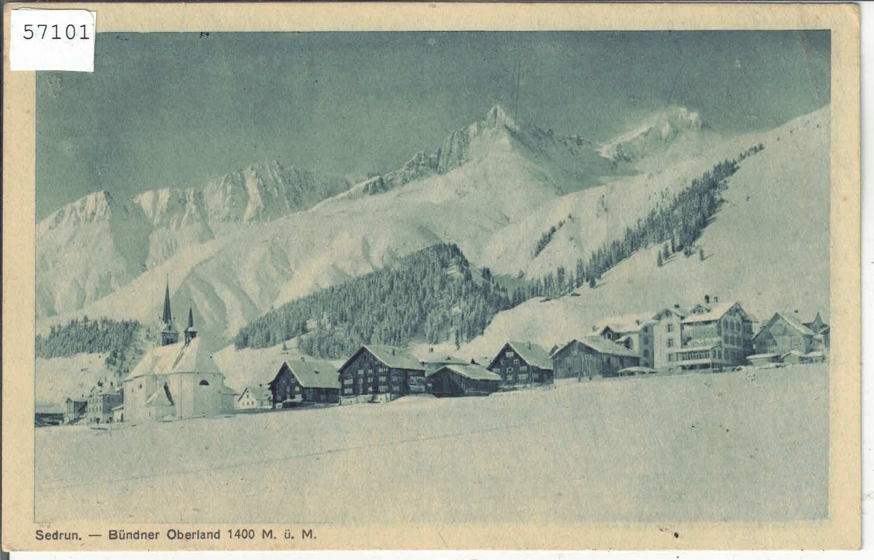 Cartes postales: Sedrun im Winter – D'occasion à Ettingen par Kartenplanet