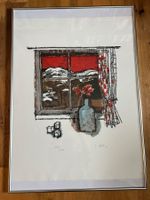 Rudolf Mirer, Lithografie 234/250, 1989, Piz Mundaun