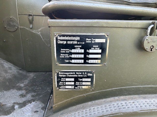 Berna Autocarri: Saurer/ Berna 2 UM ehemals Schweizer Armee – Usato da Gränichen venduto da Infi64 6
