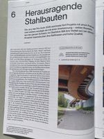Espazium Magazin 18/2026 Stahlbau Architektur Fachzeitschrif