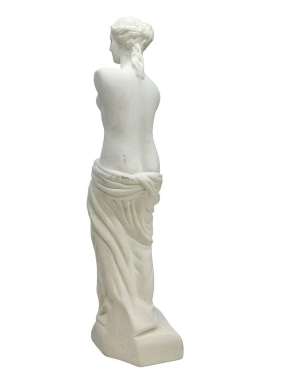 Aphrodite Venus De Milo Greek Goddess Cast Marble Statue Sculpture 15.55 in