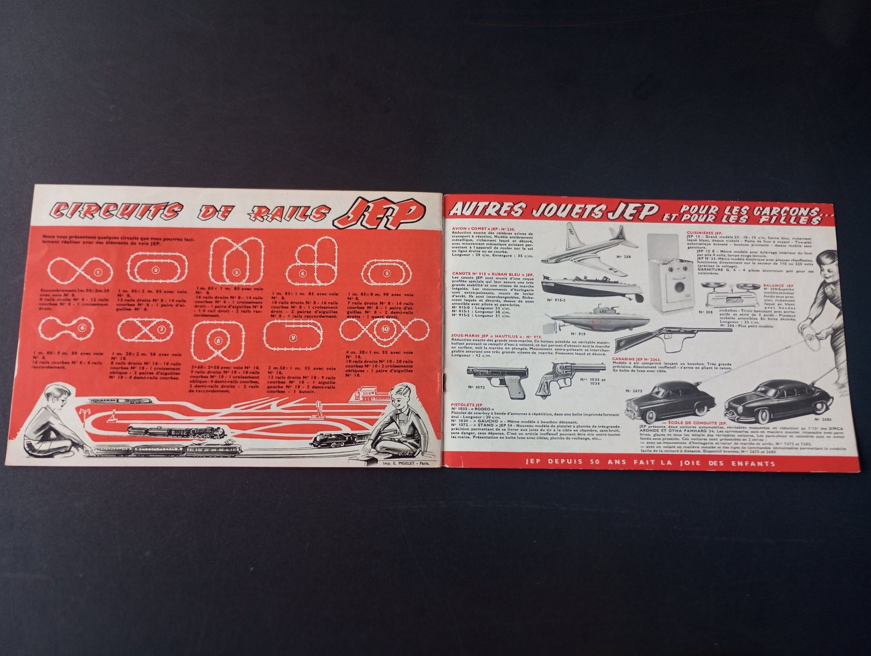 Modelleisenbahnen: 3 x catalogues JEP H0/0 – Gebraucht aus Fontaines NE von waterfoot 4