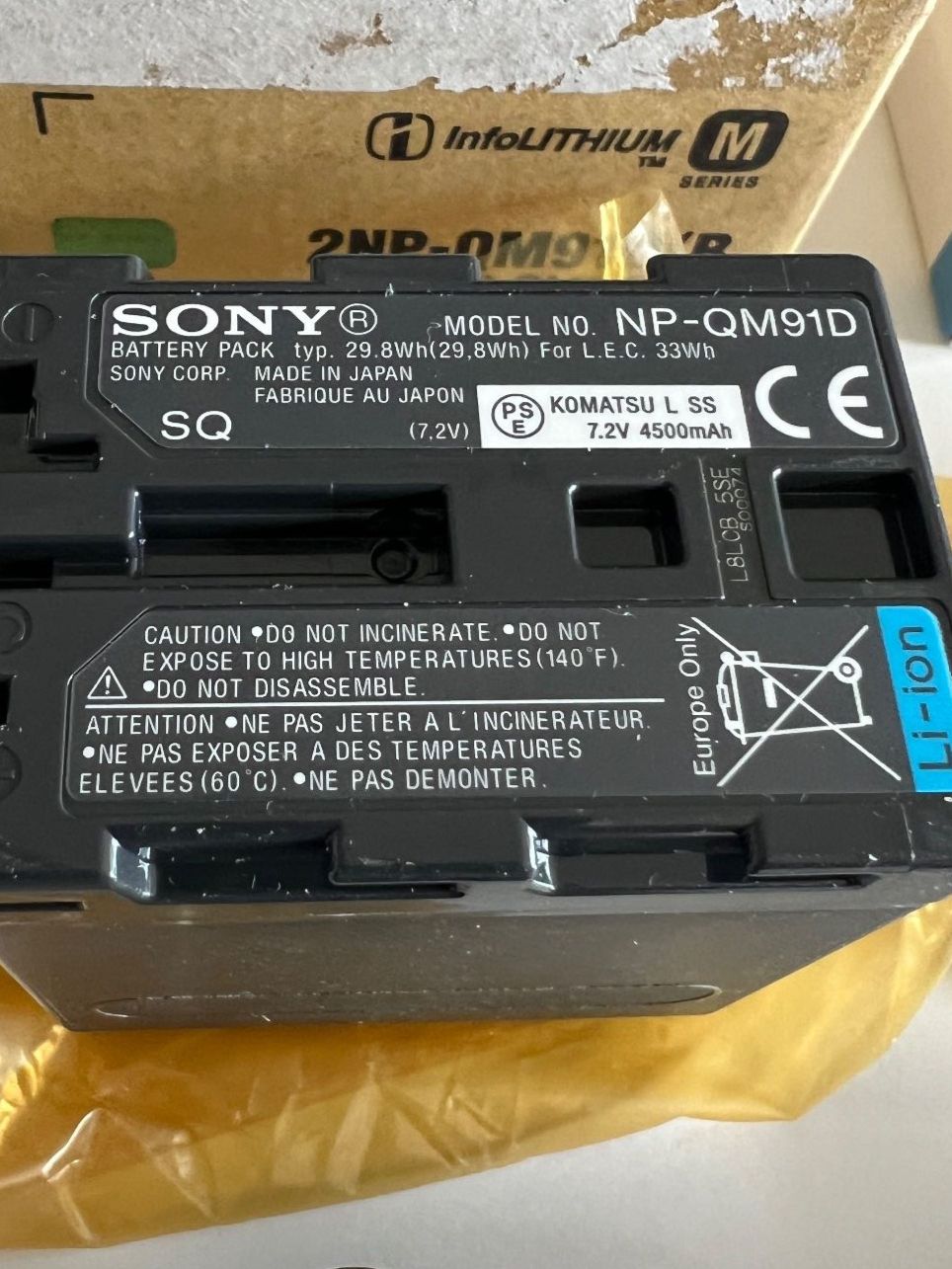 Sony Batterie: 2 Stk Akku Sony NP-QM91D – Nuovo (secondo la descrizione) da Oberrohrdorf venduto da 6473peter 2