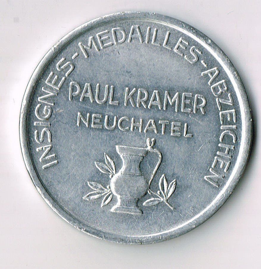 Medaglie: 1939_Paul Kramer_Landesausstellung – Usato da Hombrechtikon venduto da Fraese01 1