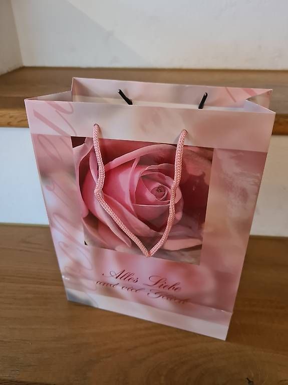 Borse: Papiertasche blau und rosa – Usato da Oberuzwil venduto da Noluma 1